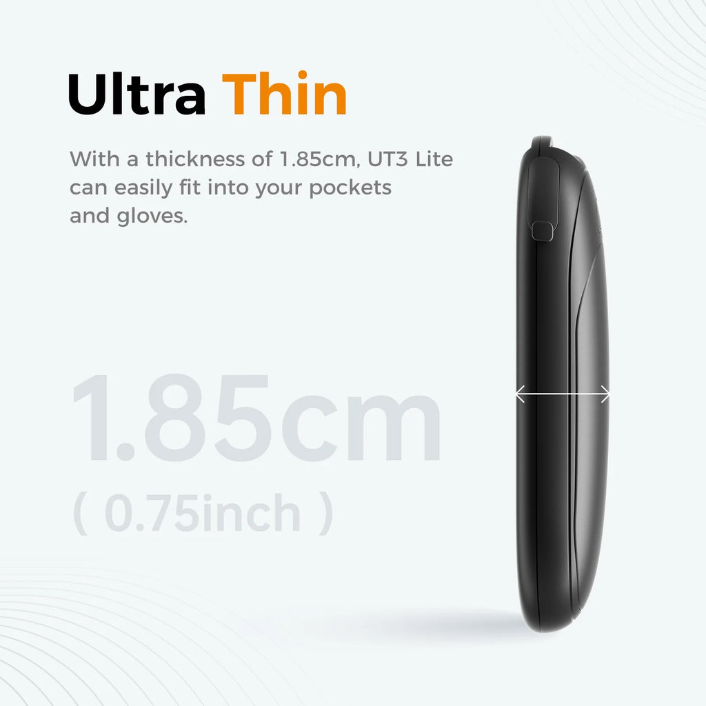 Rechargeable Hand Warmers 2 Pack ,Electric Portable Magnetic Hand Warmers,Winter Gifts for Women Men,Ut3 Lite