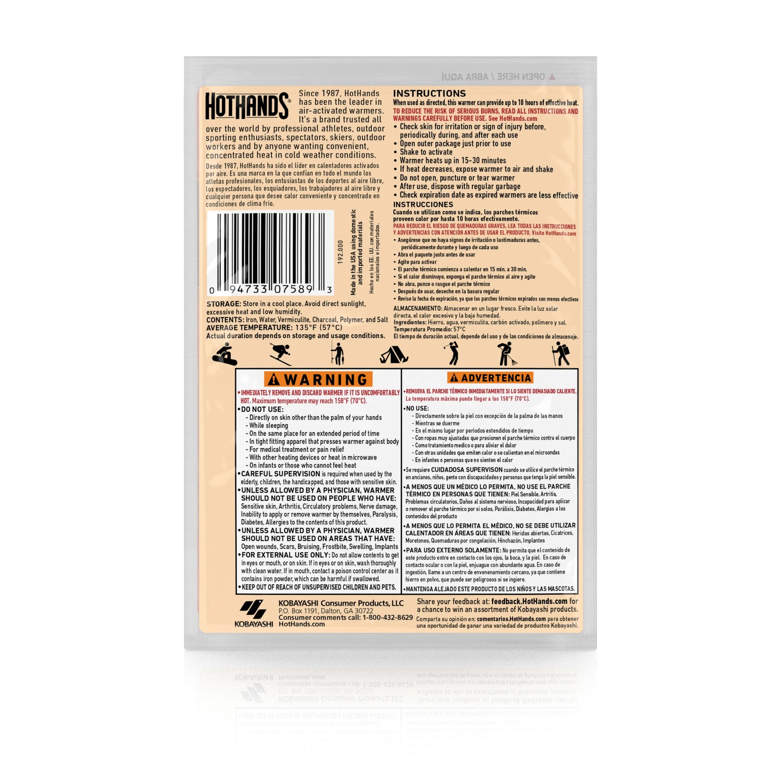 Hand Warmers 40 Pack